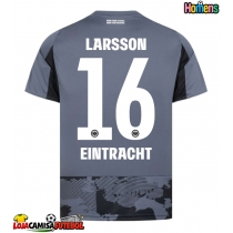 Camisa de Futebol Eintracht Frankfurt Hugo Larsson #16 Equipamento Alternativo 2025-26 Manga Curta